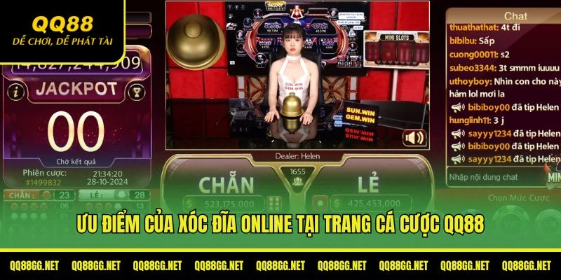 ưu điểm của xóc đĩa online